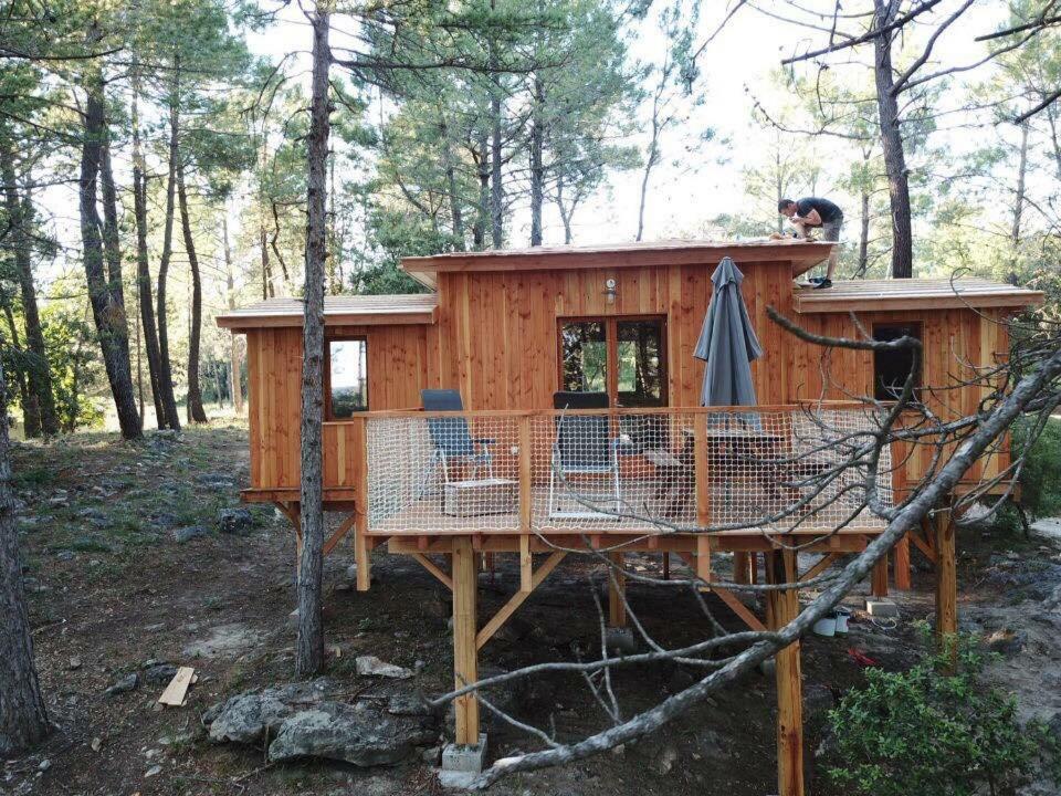 Camping La Simioune En Provence Bollène Exteriér fotografie